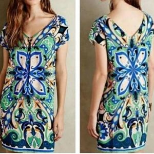 Anthro Folksong Birdsong Shift Dress S